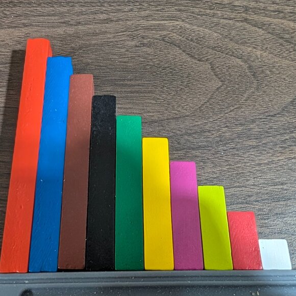 hand2mind Wood Cuisenaire Rods (74 Piece Set) - Picture 4 of 16